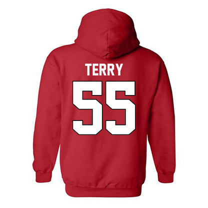 Texas Tech - NCAA Softball : Kaitlyn Terry - Sports Shersey Hooded Sweatshirt-1