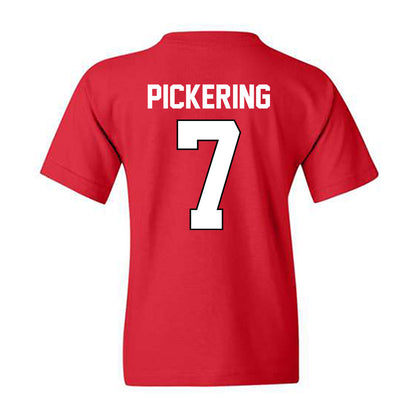 Texas Tech - NCAA Softball : Kasidi Pickering - Sports Shersey Youth T-Shirt-1