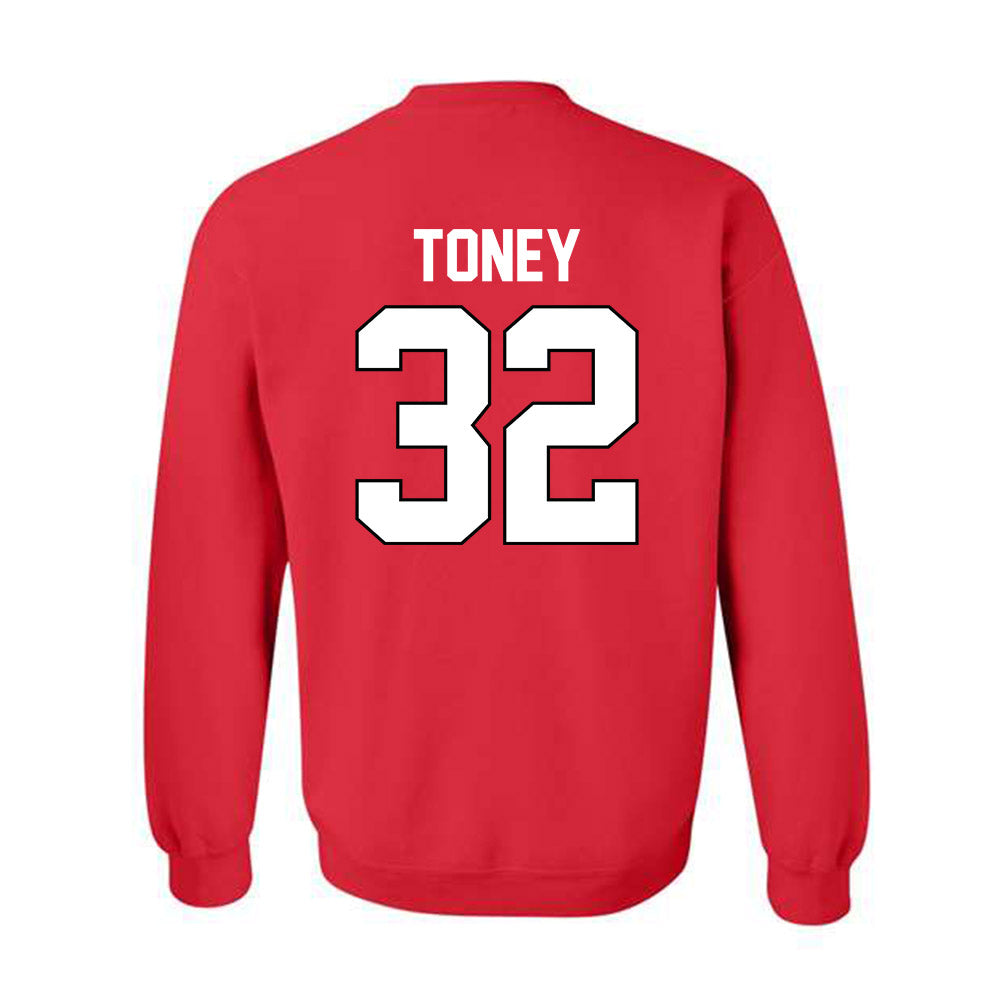 Texas Tech - NCAA Softball : Hailey Toney - Sports Shersey Crewneck Sweatshirt