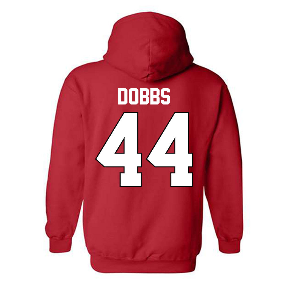 Texas Tech - NCAA Softball : Allyson Dobbs - Sports Shersey Hooded Sweatshirt-1