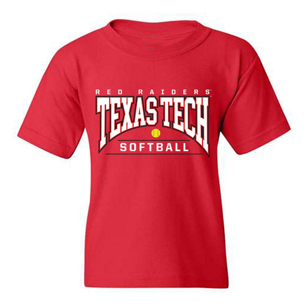 Texas Tech - NCAA Softball : Kasidi Pickering - Sports Shersey Youth T-Shirt-0
