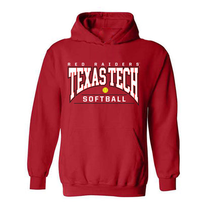 Texas Tech - NCAA Softball : Timber Hensley - Sports Shersey Hooded Sweatshirt-0