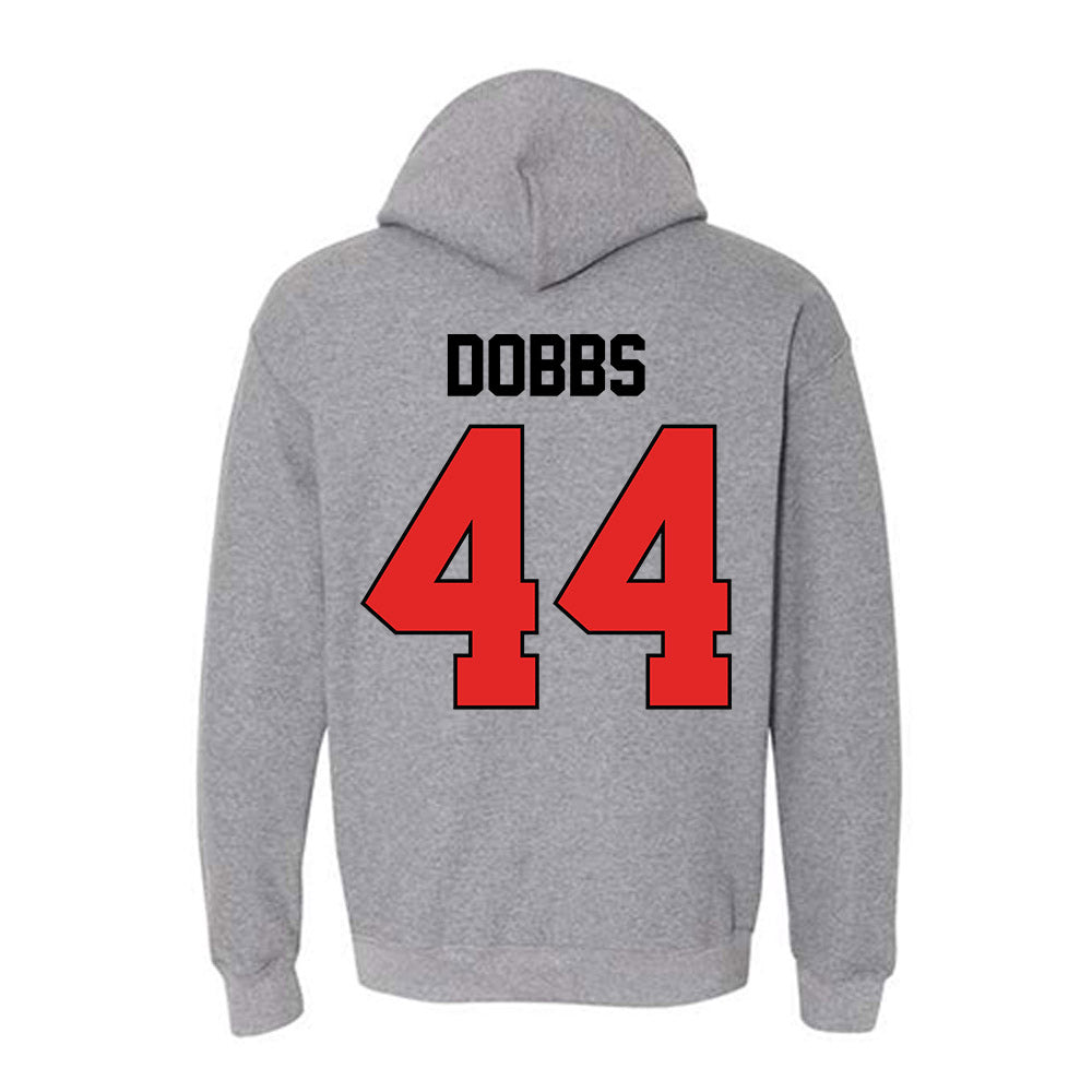 Texas Tech - NCAA Softball : Allyson Dobbs - Sports Shersey Hooded Sweatshirt-1