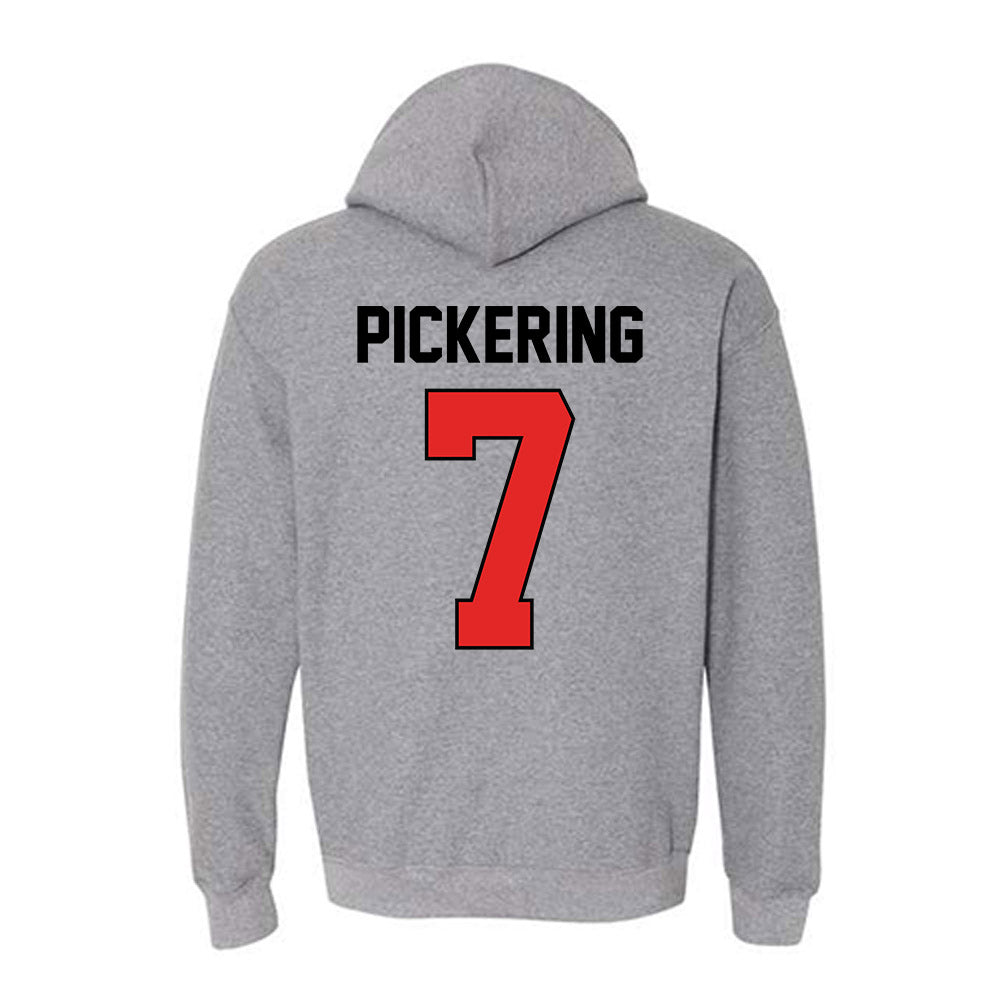 Texas Tech - NCAA Softball : Kasidi Pickering - Sports Shersey Hooded Sweatshirt-1