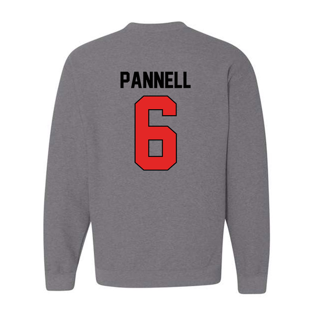 Texas Tech - NCAA Softball : Taylor Pannell - Sports Shersey Crewneck Sweatshirt-1