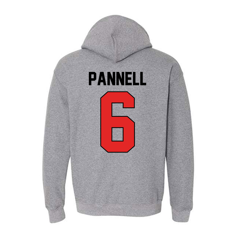 Texas Tech - NCAA Softball : Taylor Pannell - Sports Shersey Hooded Sweatshirt-1