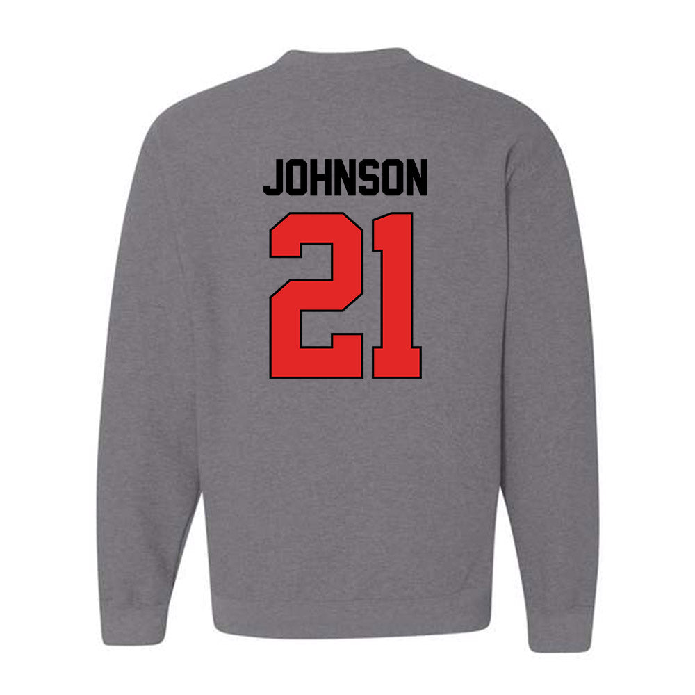 Texas Tech - NCAA Softball : Alana Johnson - Sports Shersey Crewneck Sweatshirt-1