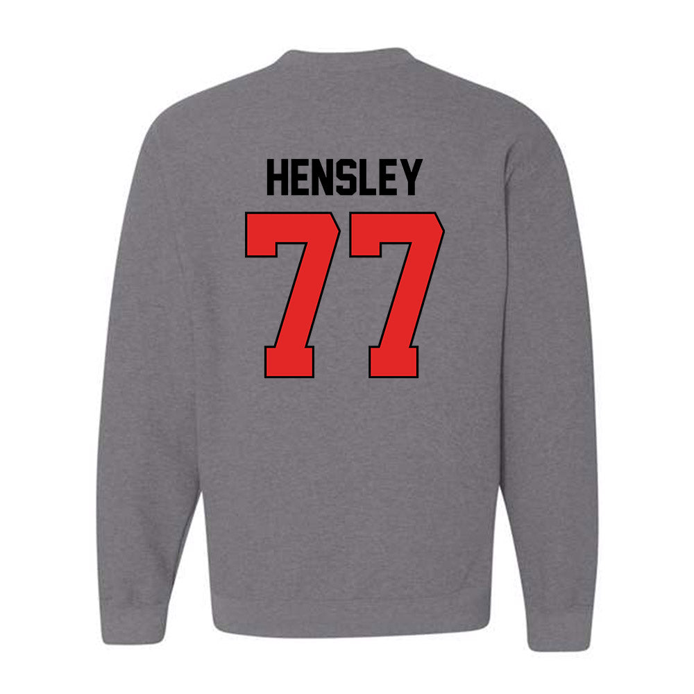 Texas Tech - NCAA Softball : Timber Hensley - Sports Shersey Crewneck Sweatshirt-1