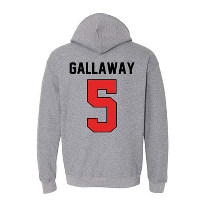 Texas Tech - NCAA Softball : Bradi Gallaway - Sports Shersey Hooded Sweatshirt-1