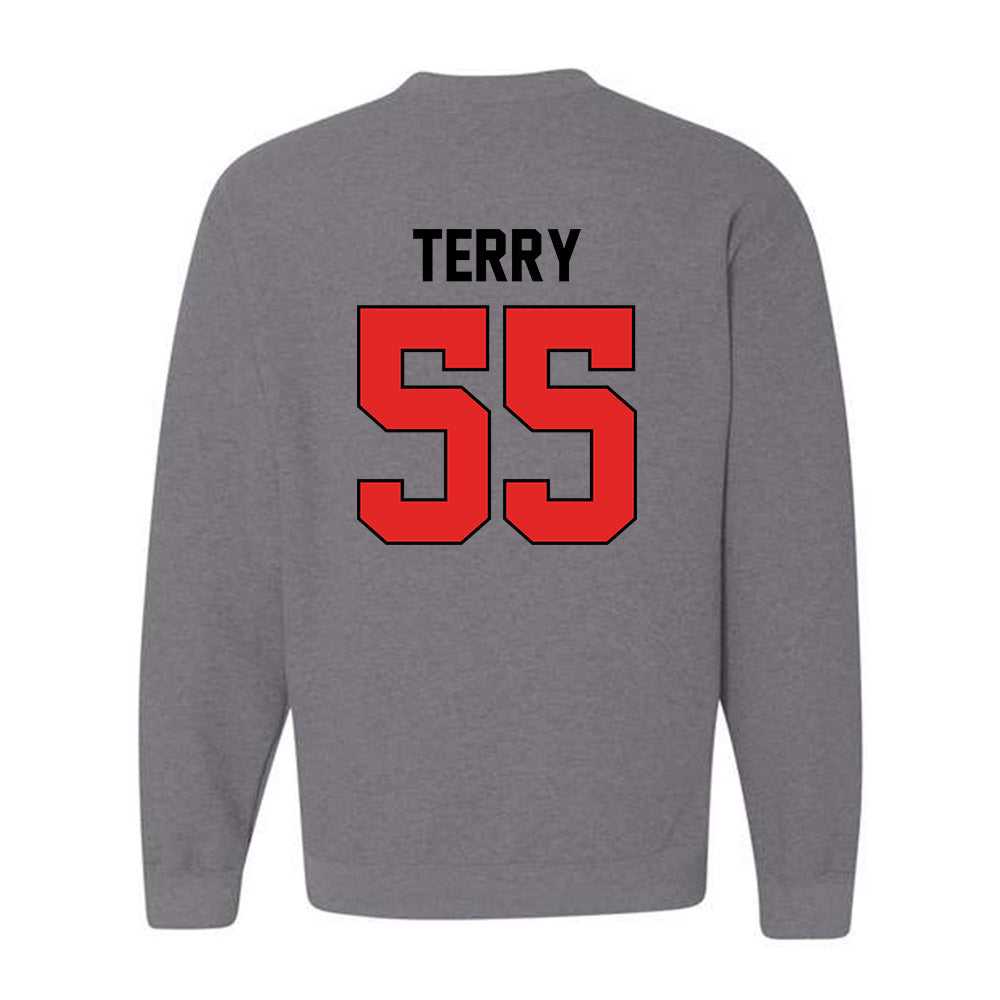 Texas Tech - NCAA Softball : Kaitlyn Terry - Sports Shersey Crewneck Sweatshirt-1