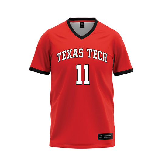 Texas Tech - NCAA Baseball : Davis Rivers - Baseball Jersey-0