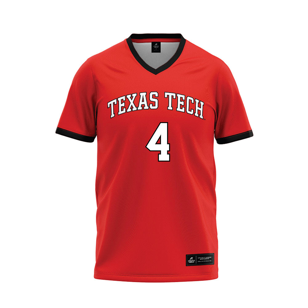 Texas Tech - NCAA Baseball : Linkin Garcia - Baseball Jersey-0