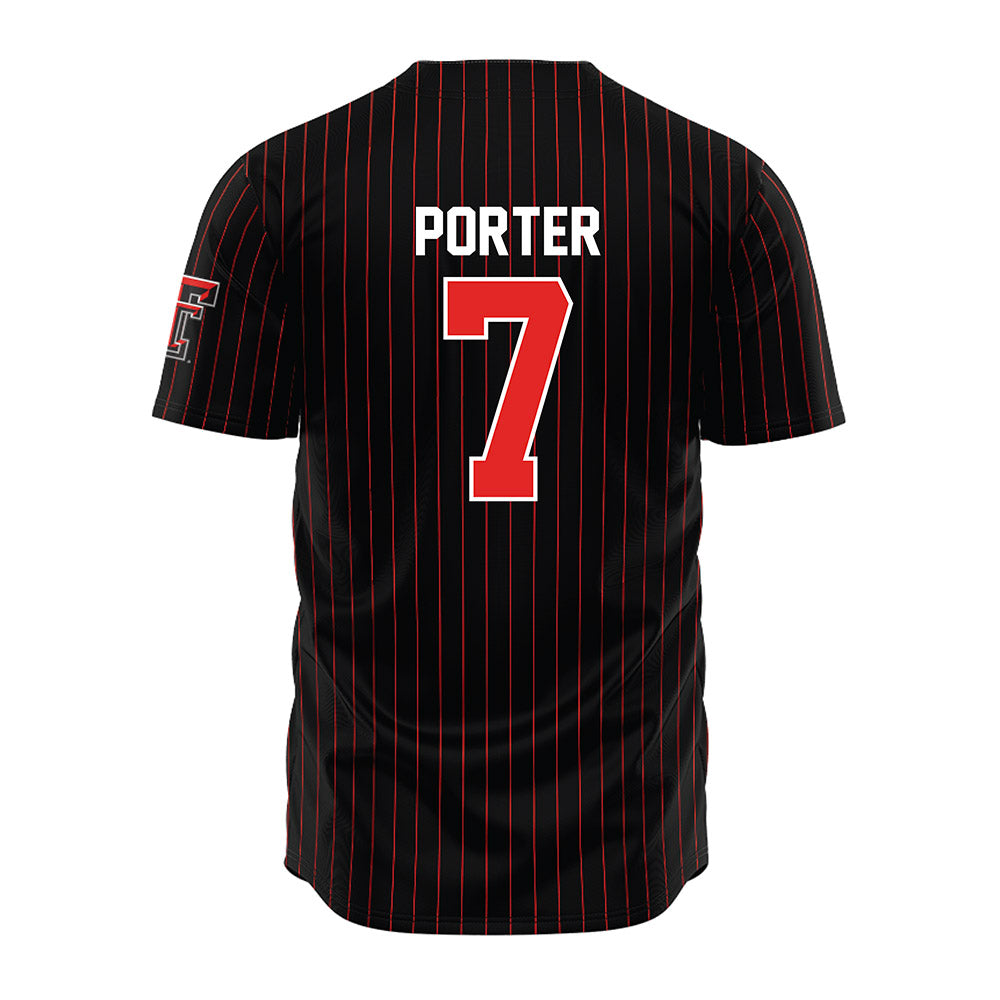 Texas Tech - NCAA Baseball : Hollis Porter - Jersey-1