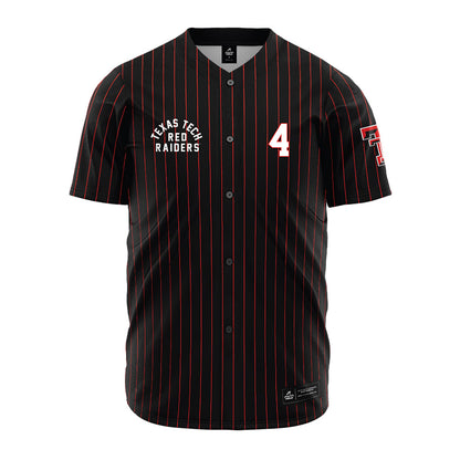 Texas Tech - NCAA Baseball : Linkin Garcia - Jersey-0