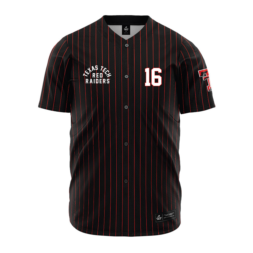 Texas Tech - NCAA Baseball : Will Jordan - Jersey-0