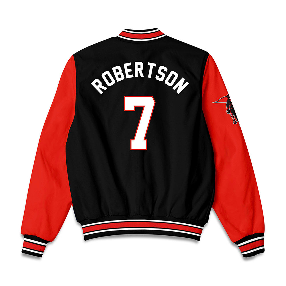 Texas Tech - NCAA Women's Volleyball : Kayla Robertson - Bomber Jacket-1