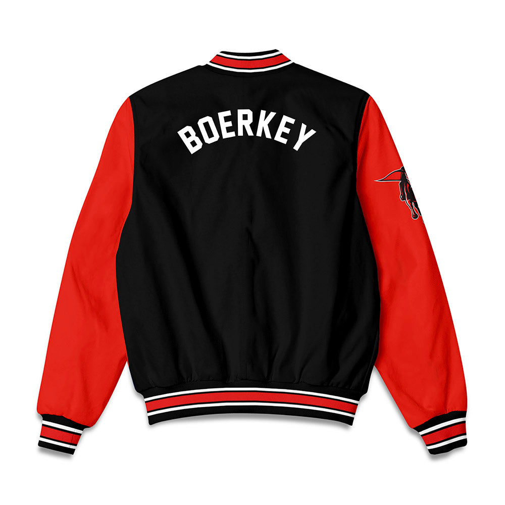 Texas Tech - NCAA Men's Track & Field : Pierre Boerkey - Bomber Jacket-1