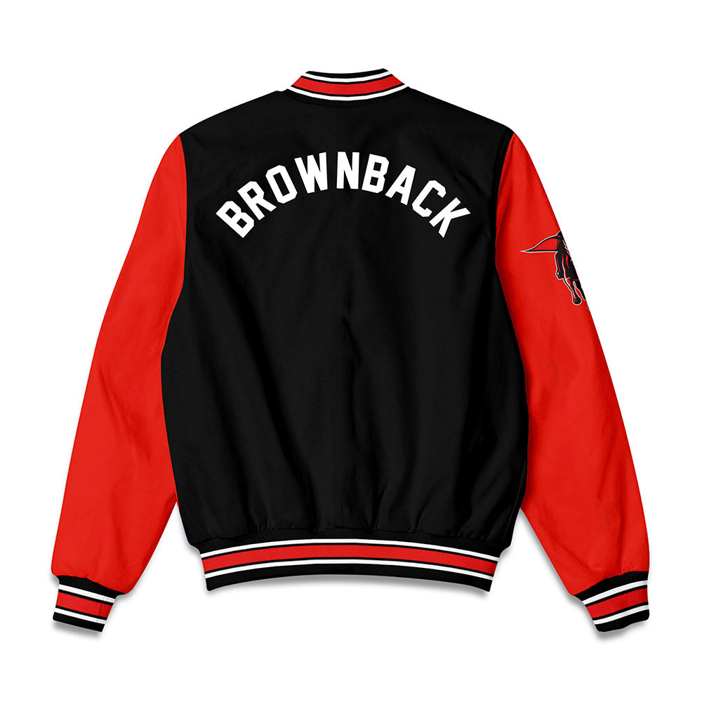 Texas Tech - NCAA Women's Tennis : Ella Brownback - Bomber Jacket-1