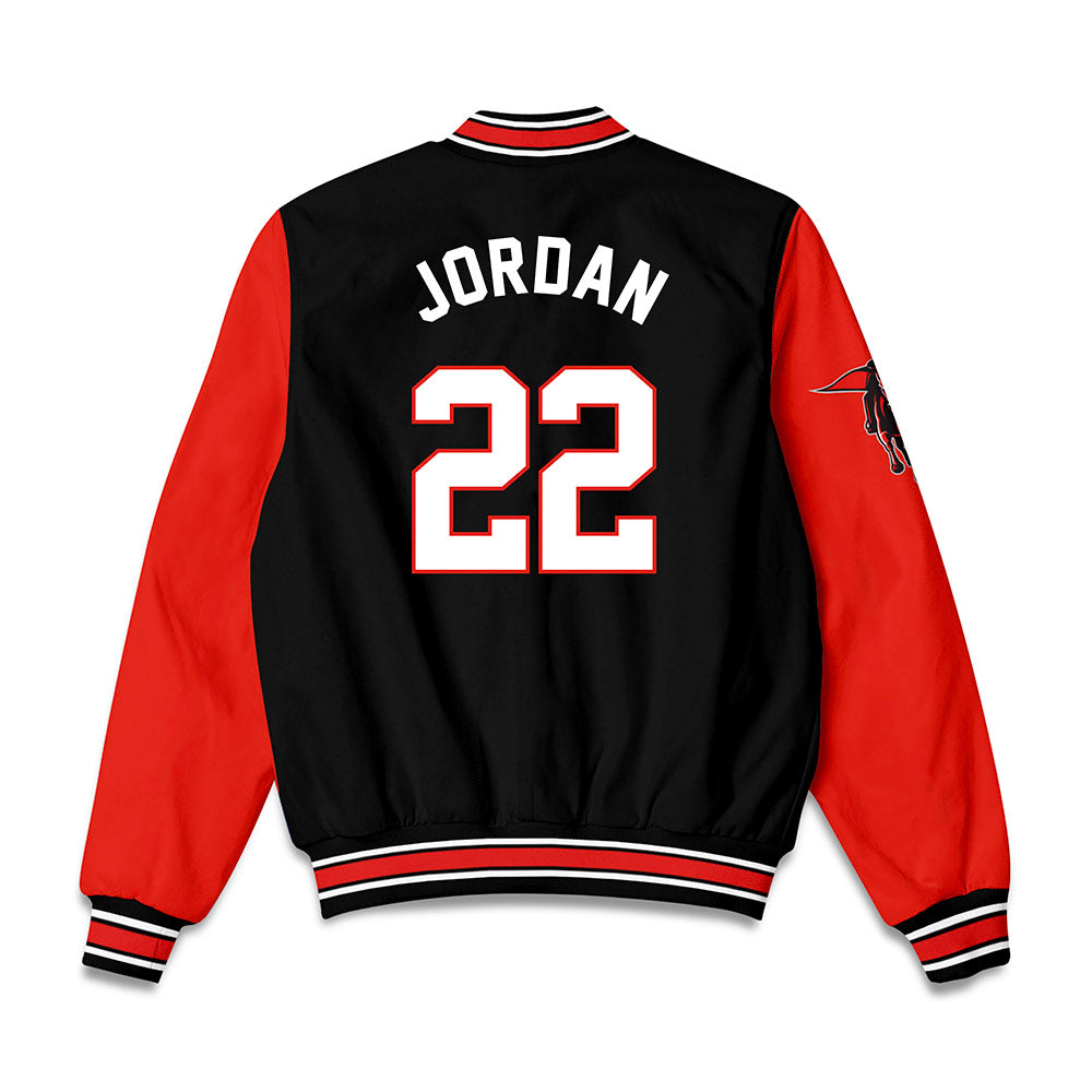 Texas Tech - NCAA Women's Volleyball : Faith Jordan - Bomber Jacket-1
