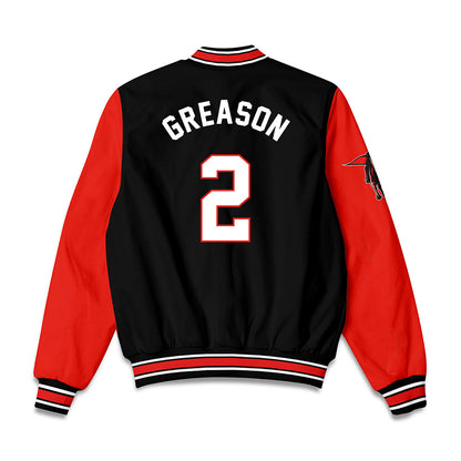Texas Tech - NCAA Women's Soccer : Raleigh Greason - Bomber Jacket-1