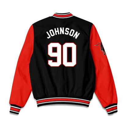 Texas Tech - NCAA Football : Ayden Johnson - Bomber Jacket-1
