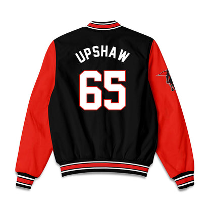 Texas Tech - NCAA Football : Danthis Upshaw - Bomber Jacket-1