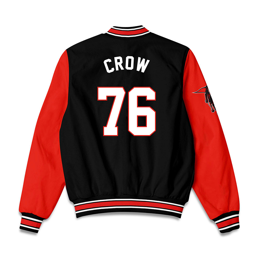 Texas Tech - NCAA Football : Jacob Crow - Bomber Jacket-1