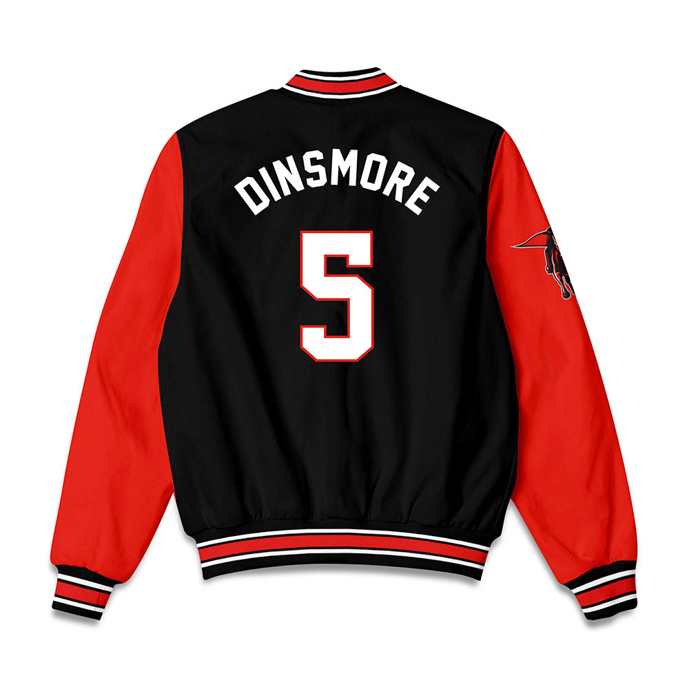 Texas Tech - NCAA Women's Volleyball : Elia Dinsmore - Bomber Jacket-1