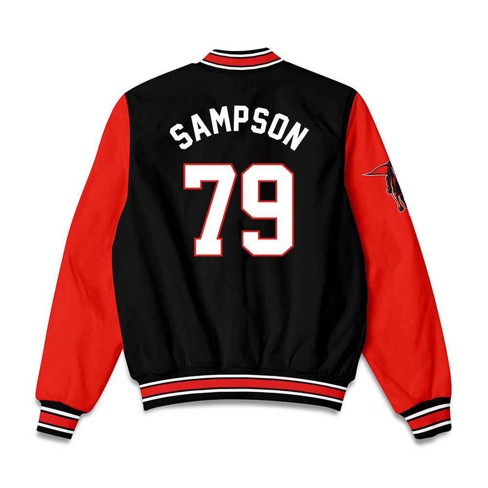 Texas Tech - NCAA Football : Howard Sampson - Bomber Jacket-1