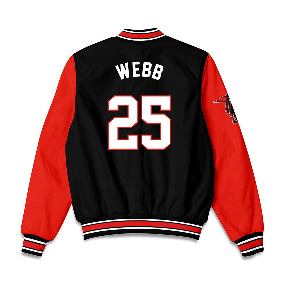 Texas Tech - NCAA Football : Donovan Webb - Bomber Jacket-1