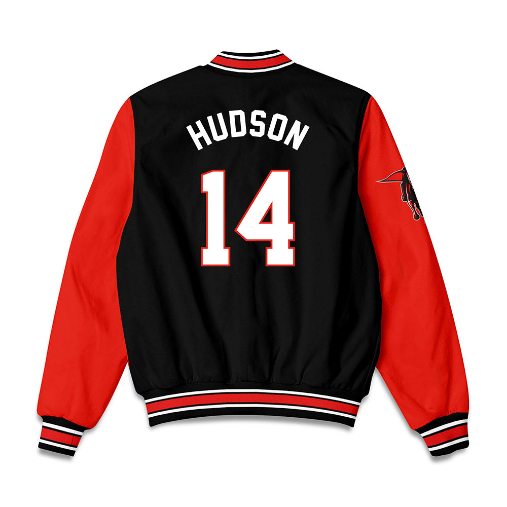 Texas Tech - NCAA Football : Micah Hudson - Bomber Jacket-1