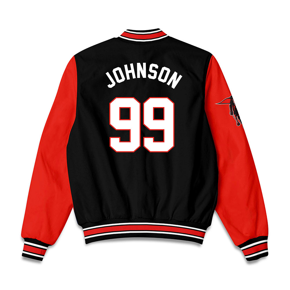 Texas Tech - NCAA Football : JoJo Johnson - Bomber Jacket-1