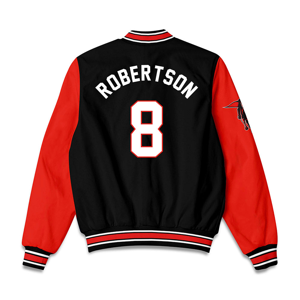 Texas Tech - NCAA Women's Volleyball : Kayla Robertson - Bomber Jacket-1