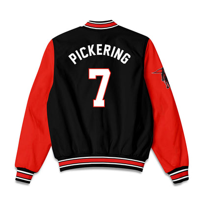 Texas Tech - NCAA Softball : Kasidi Pickering - Bomber Jacket-1