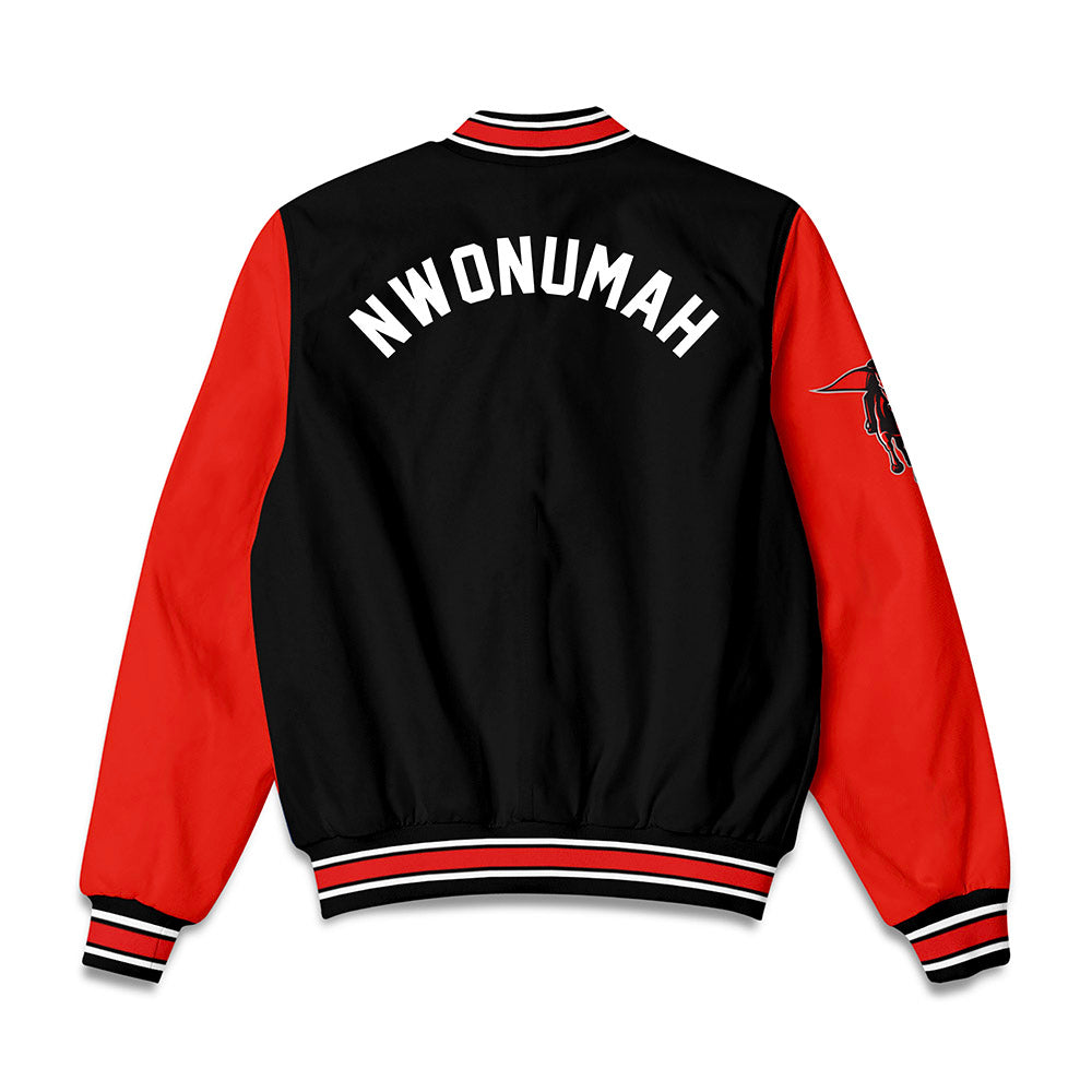 Texas Tech - NCAA Women's Track & Field : Adriane Nwonumah - Bomber Jacket-1