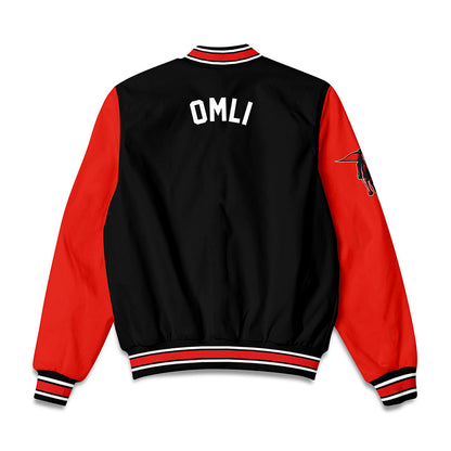 Texas Tech - NCAA Women's Track & Field : Harli Omli - Bomber Jacket-1