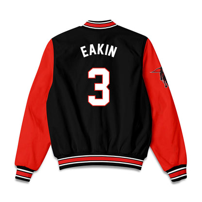 Texas Tech - NCAA Football : Coy Eakin - Bomber Jacket-1