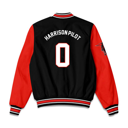 Texas Tech - NCAA Football : Mikal Harrison-Pilot - Bomber Jacket-1