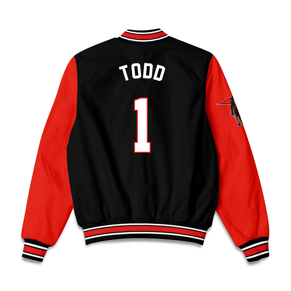 Texas Tech - NCAA Women's Soccer : Adelyn Todd - Bomber Jacket-1