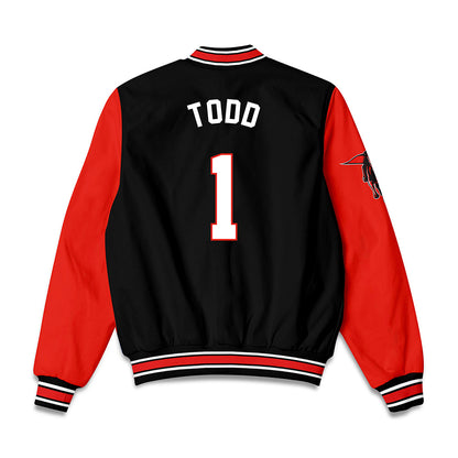 Texas Tech - NCAA Women's Soccer : Adelyn Todd - Bomber Jacket-1
