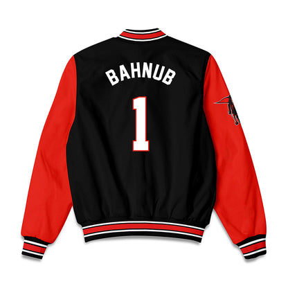 Texas Tech - NCAA Women's Volleyball : Taylor Bahnub - Bomber Jacket-1