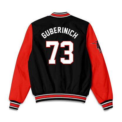 Texas Tech - NCAA Football : Danilo Guberinich - Bomber Jacket-1