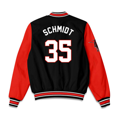 Texas Tech - NCAA Softball : nikolette schmidt - Bomber Jacket-1