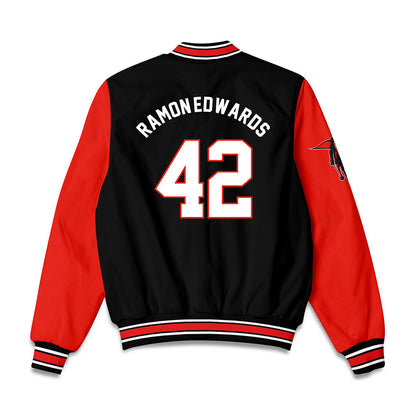 Texas Tech - NCAA Football : Marcus Ramon-Edwards - Bomber Jacket-1