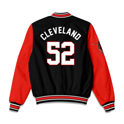 Texas Tech - NCAA Football : Cash Cleveland - Bomber Jacket-1