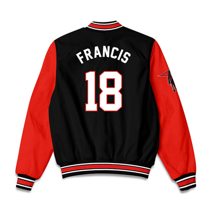 Texas Tech - NCAA Football : Kirk Francis - Bomber Jacket-1