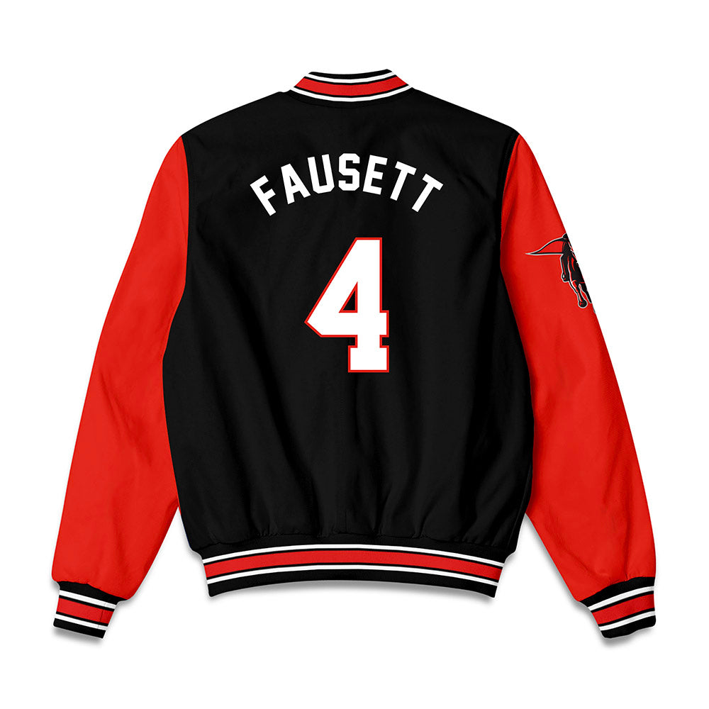 Texas Tech - NCAA Women's Volleyball : Ally Fausett - Bomber Jacket-1