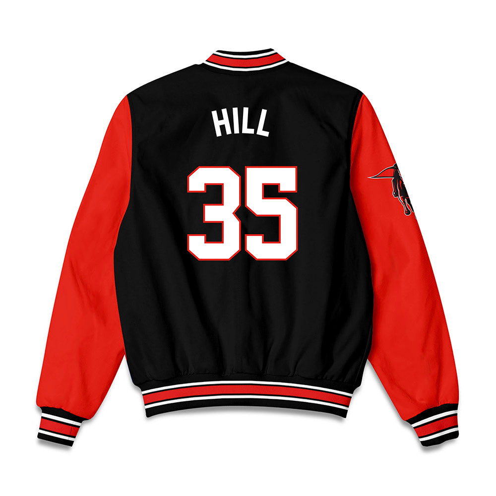 Texas Tech - NCAA Football : Adam Hill - Bomber Jacket-1