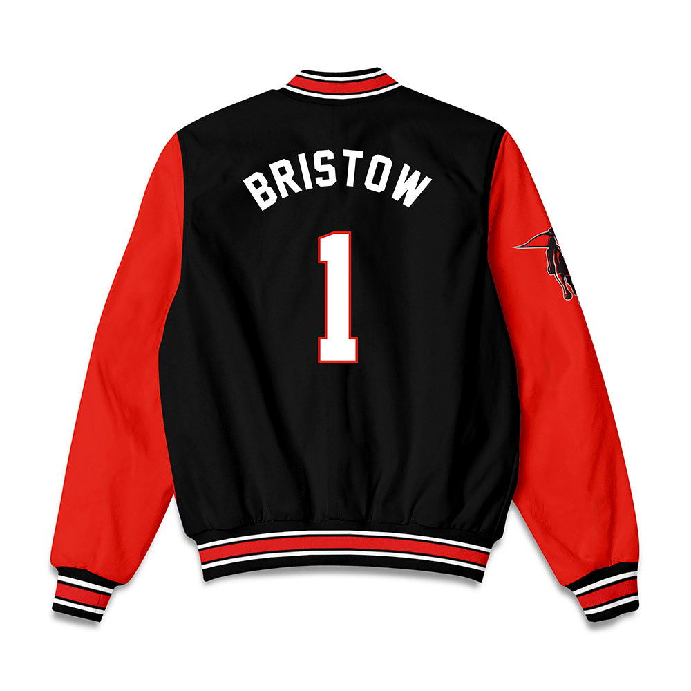 Texas Tech - NCAA Women's Basketball : Jalynn Bristow - Bomber Jacket-1