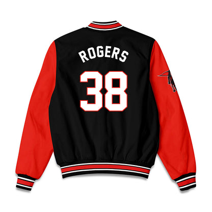 Texas Tech - NCAA Baseball : Jacob Rogers - Bomber Jacket-1